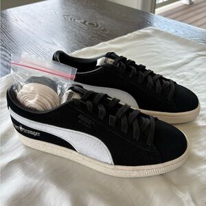 Puma X Lauren London Suede Forever Stronger JR Puma Black-Whisper White